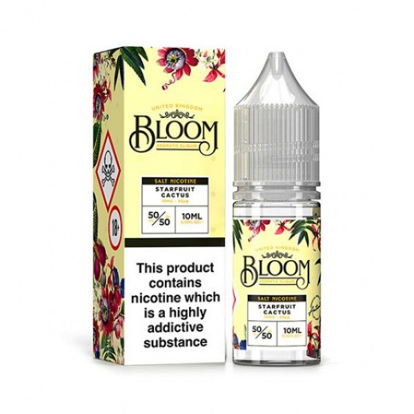 Starfruit Cactus By Bloom Nic Salts 10ML E Liquid 50VG Vape 10MG/20MG Juice