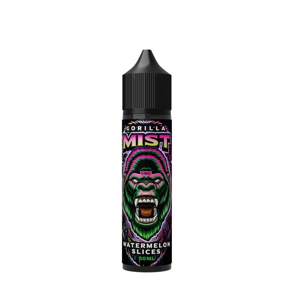 Watermelon Slices By Gorilla Mist 50ML E Liquid 50VG Vape 0MG Juice Short Fill