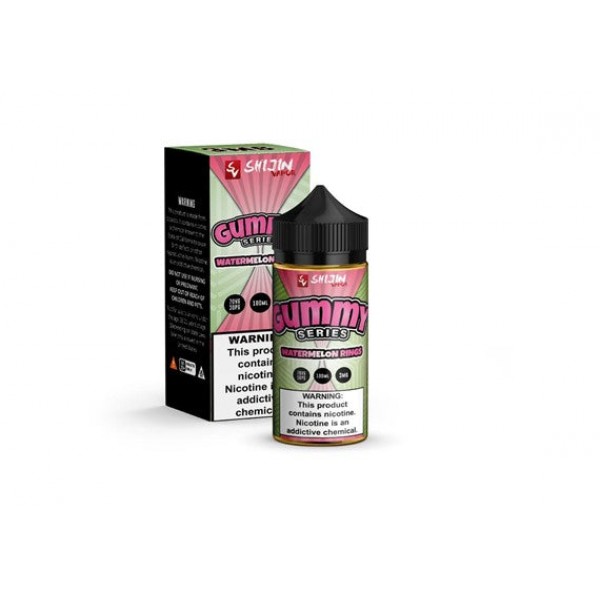 Watermelon Rings Gummy Series by Shijin Vapor 100ML E Liquid 70VG Vape 0MG Juice