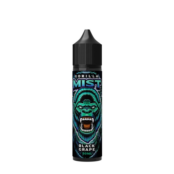 Black Grape By Gorilla Mist 50ML E Liquid 50VG Vape 0MG Juice Short Fill