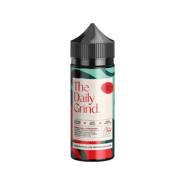 White Chocolate Peppermint Latte By The Daily Grind 100ML E Liquid 70VG Vape 0MG Juice