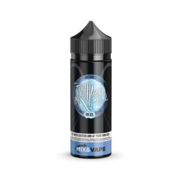 ANTIDOTE ON ICE – RUTHLESS E-JUICE 100ML SHORTFILL E LIQUID 70VG VAPE