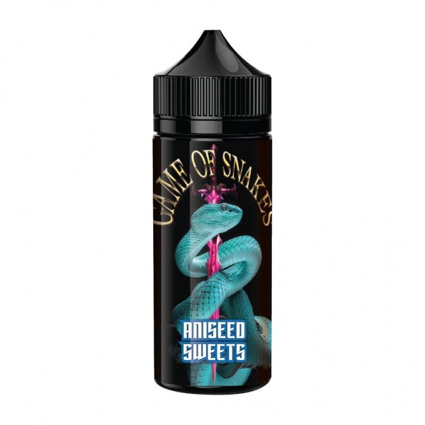 Aniseed Sweets By Game Of Snakes 100ML E Liquid 70VG Vape 0MG Juice