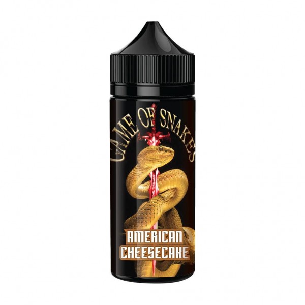 American Cheesecake By Game Of Snakes 100ML E Liquid 70VG Vape 0MG Juice