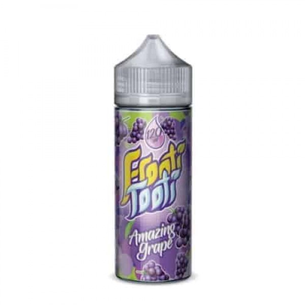 AMAZING GRAPE E LIQUID BY FROOTI TOOTI 100ML SHORTFILL 70VG VAPE