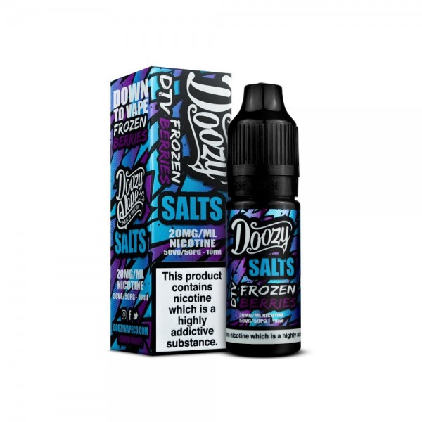 Frozen Berries By Doozy Nic Salts 10ML E Liquid 50VG Vape 10MG/20MG Juice