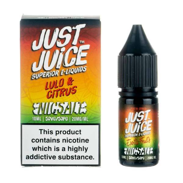 Lulo & Citrus By Just Juice Nic Salt 10ML E Liquid 50VG Vape 11MG/20MG Juice