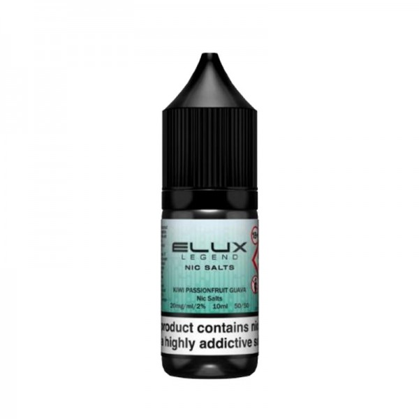 Kiwi Passionfruit Guava By Elux Legend 10ML Nic Salt E Liquid 50VG Vape 10MG/20MG Juice