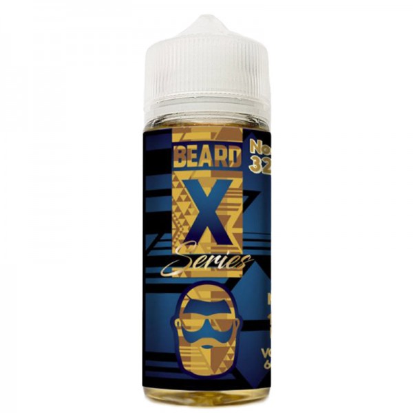 Beard Vape Co X Series No.32 100ML E Liquid 70VG Vape 0MG Juice