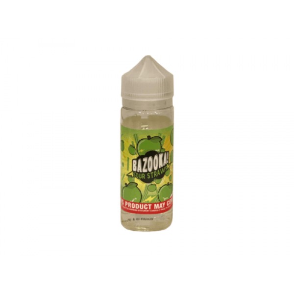 BAZOOKA – SOUR STRAWS E-LIQUID – GREEN APPLE 100ML