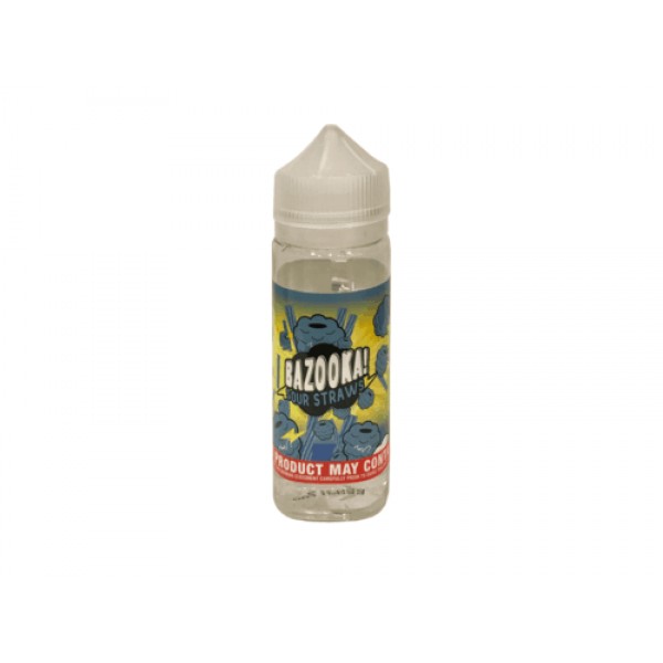 BAZOOKA – SOUR STRAWS E-LIQUID – BLUE RASPBERRY 100ML SHORTFILL