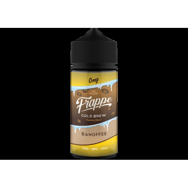 Banoffee By Frappe 100ML E Liquid 70VG Vape 0MG Juice