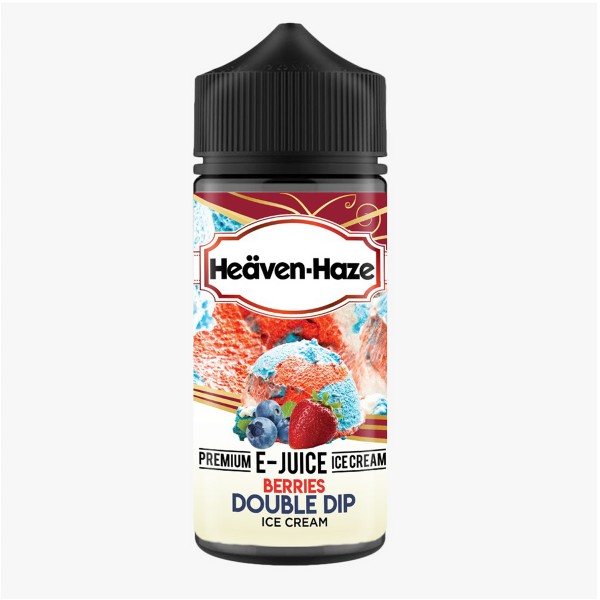 Berries Double Dip Ice Cream By Heaven Haze 100ML E Liquid 70VG Vape 0MG Juice