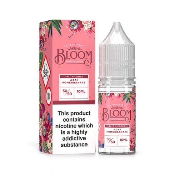 Acai Pomegranate By Bloom Nic Salts 10ML E Liquid 50VG Vape 10MG/20MG Juice
