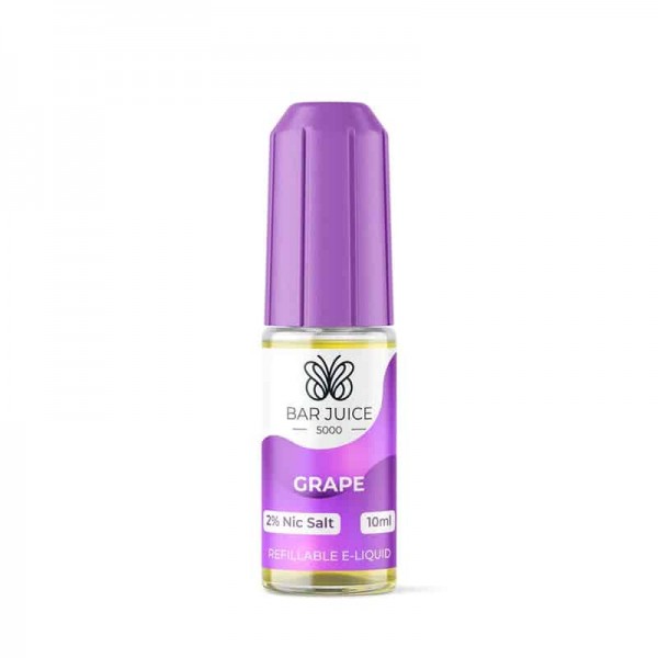 Grape By Bar Juice 5000 | 10MG/20MG Nic Salt | 10ML E Liquid | 50VG Juice