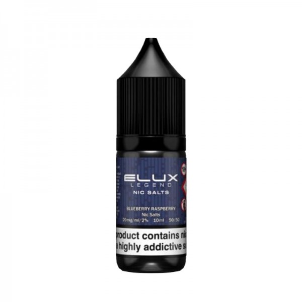 Blueberry Raspberry By Elux Legend 10ML Nic Salt E Liquid 50VG Vape 10MG/20MG Juice