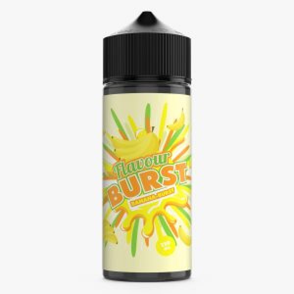 Banana-Burst by Flavour Burst 100ML E Liquid 70VG Vape 0MG Juice