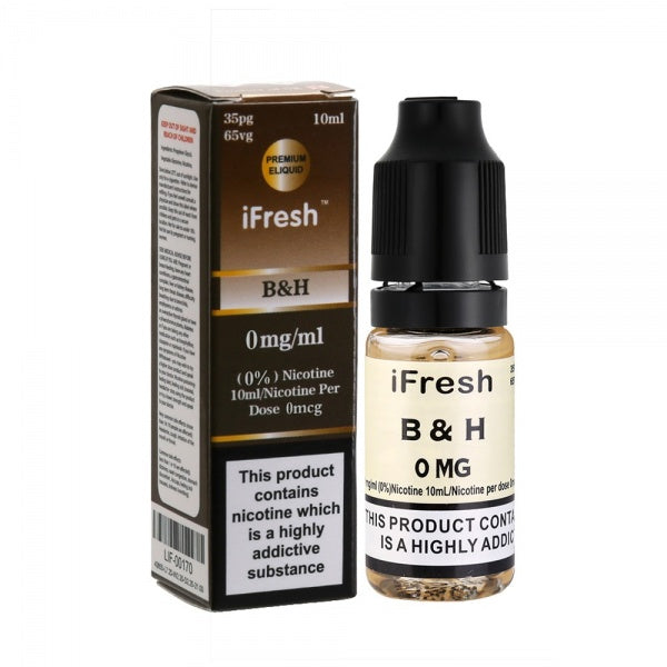 B - H / Hibs - iFresh 10ML E-liquid Juice 65VG Vape Multibuy