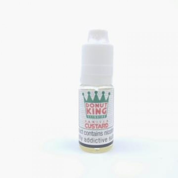 Vanilla Custard By Donut King Nicotine Salts 10ML E Liquid 20MG Vape Juice