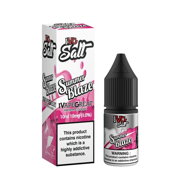 Summer Blaze by IVG Nic Salt 10ML E Liquid 10MG/20MG Vape 50VG Juice