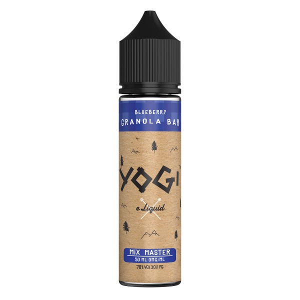 Yogi 50ml Blueberry Granola Bar E Liquid E Juice 70VG Vape Shortfill Sub Ohm