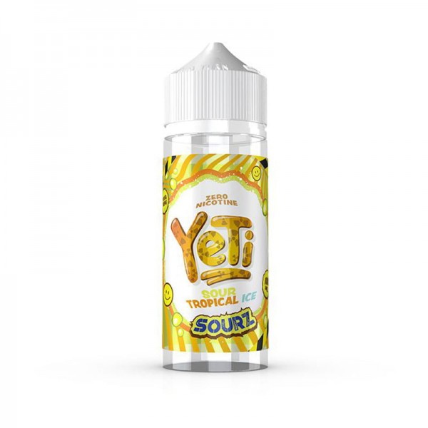Yeti Sourz - Sour Tropical Ice 100ML E Liquid 70VG Vape 0MG Juice