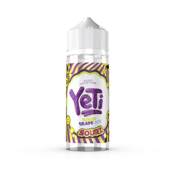 Yeti Sourz - Sour Grape Ice 100ML E Liquid 70VG Vape 0MG Juice