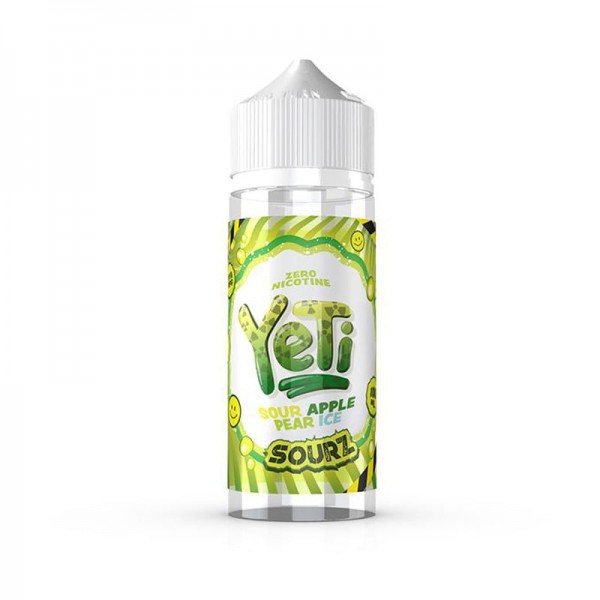 Yeti Sourz - Sour Apple Pear Ice 100ML E Liquid 70VG Vape 0MG Juice