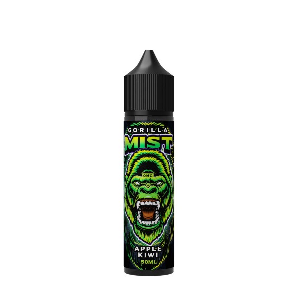 Apple Kiwi By Gorilla Mist 50ML E Liquid 50VG Vape 0MG Juice Short Fill