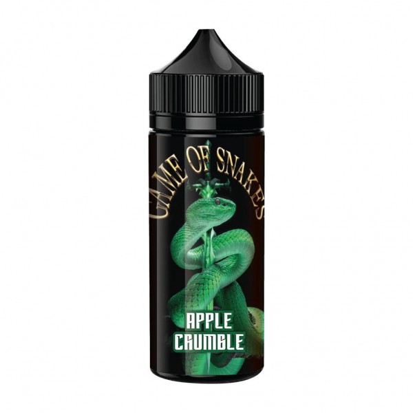 Apple Crumble By Game Of Snakes 100ML E Liquid 70VG Vape 0MG Juice