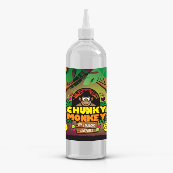 Apple Cranberry & Raspberry By Chunky Monkey (Kingston) 200ML E Liquid 60VG Vape 0MG Juice Short Fill