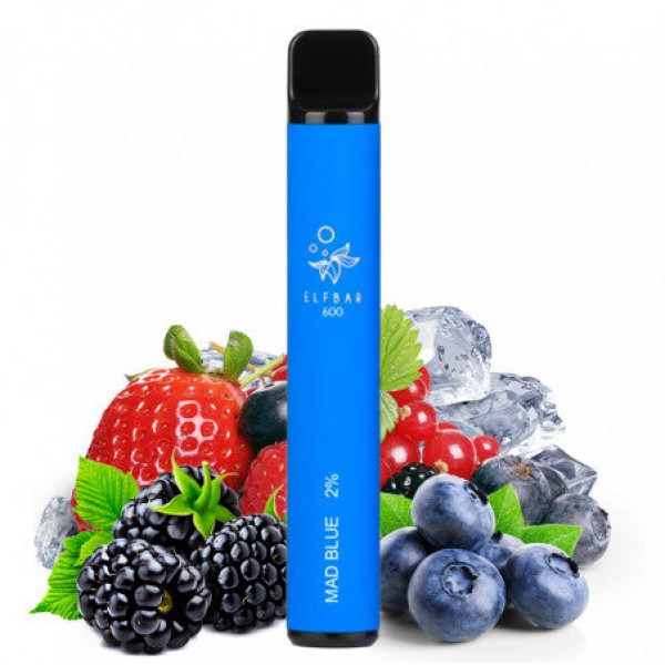 Mad Blue by Elf Bar 600 Puff Disposable Pods
