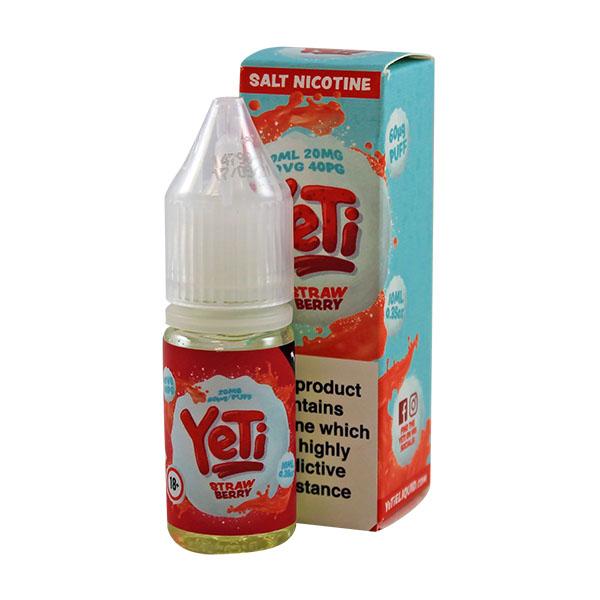 Strawberry By Yeti Nic Salt 10ML E Liquid 10MG/20MG Vape 60VG Vape Multibuy