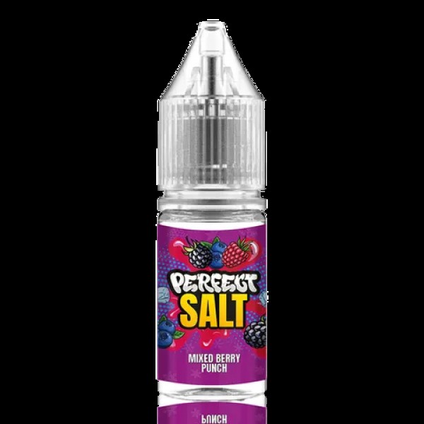 Mixed Berry Punch - Perfect Vape Nic Salt, 10 x 10ML Bottles 50VG, 10MG/20MG Vape Juice