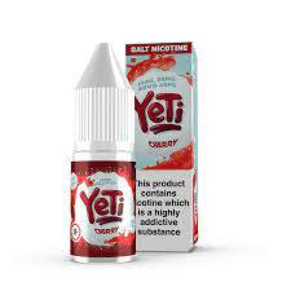 Cherry By Yeti Nic Salt 10ML E Liquid 10MG/20MG Vape 60VG Vape Multibuy