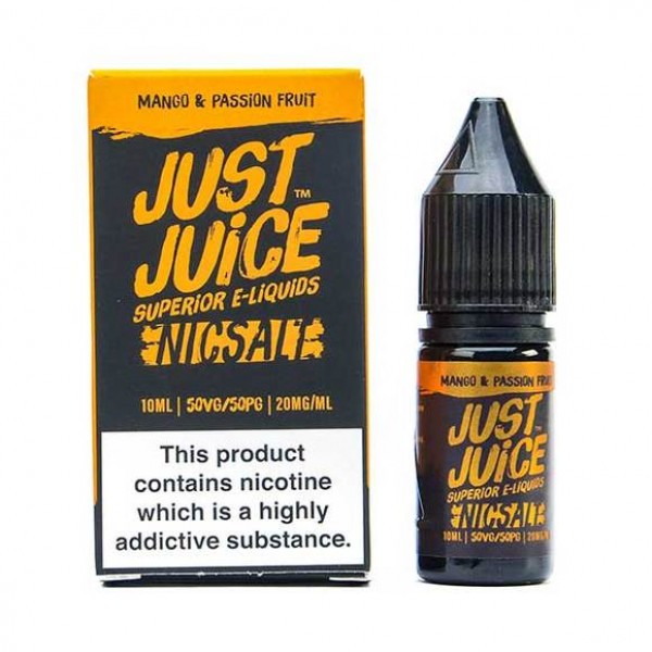 Mango & Passion Fruit By Just Juice Nic Salt 10ML E Liquid 50VG Vape 11MG/20MG Juice