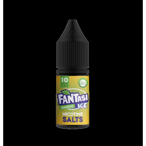 Mango By Fantasi Ice Nic Salts 10ML E Liquid 50VG/50PG Vape 10MG/20MG Juice