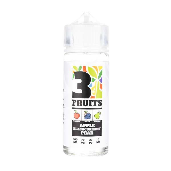 Apple Blackcurrant Pear By 3 Fruits 100ML E Liquid 70VG Vape 0MG Juice