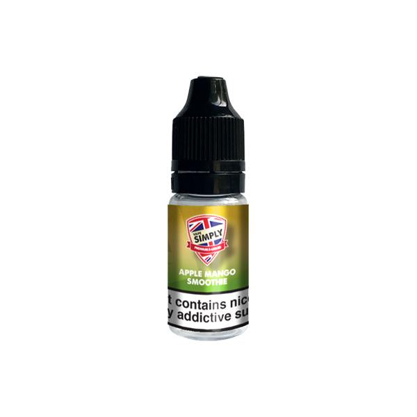 Apple & Mango Smoothie By Vape Simply 10ML E Liquid 50VG/50PG Vape Juice | All Strengths Available