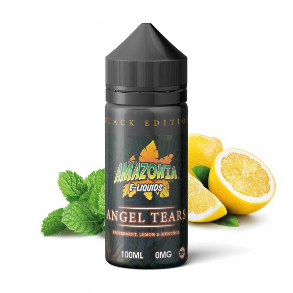 Angel Tears By Amazonia Black Edition 100ML E Liquid 70VG Vape 0MG Juice