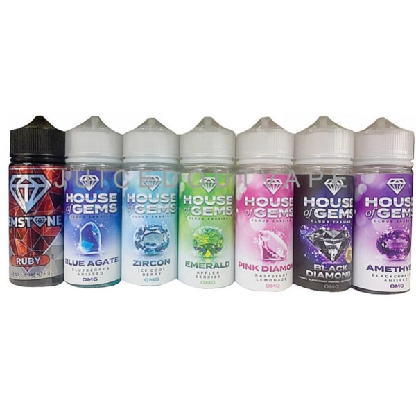 Gemstone/House Of Gems Amethyst 100ML E Liquid 80VG Vape 0MG Juice