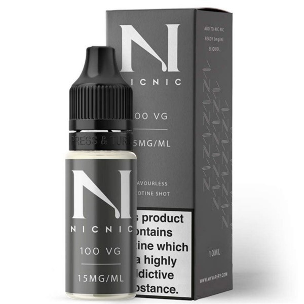 NICNIC 100VG 15MG 10ML NIC SHOT