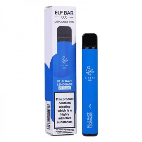 Blue Razz Lemonade by Elf Bar 600 Puff Disposable Pods